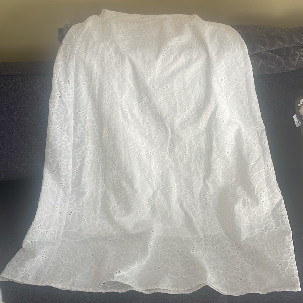 NWT Steve Madden Amalia Cotton Eyelet Maxi Skirt - Picture 4 of 10